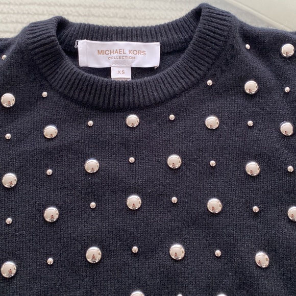 Michael kors 100% cashmere studded shirt - Picture 2 of 3